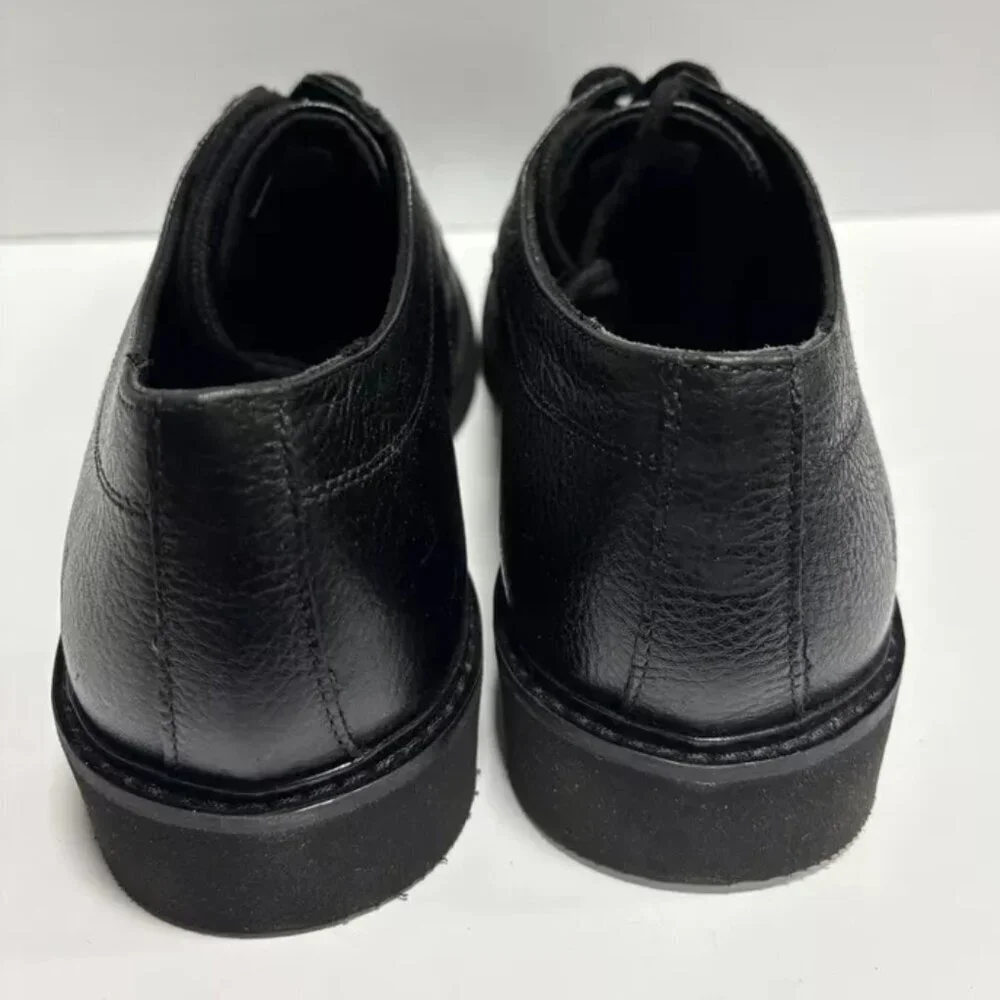 Hush Puppies Men’s Detroit Plain Toe Oxford Black, Size 9.5 M